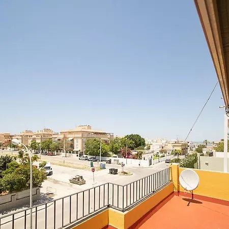 Sibssanlucar Albero - Ideal Familias - Centro - Playa Piletas 木屋 桑卢卡尔-德巴拉梅达
